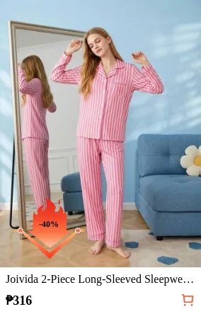 Joivida 2-Piece Long-Sleeved...