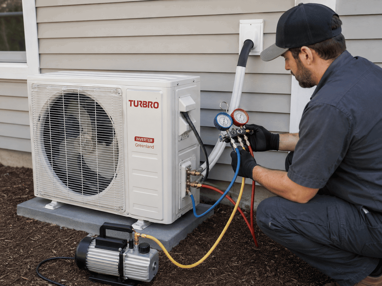 TURBRO Mini Split Evacuation Step-by-Step Guide