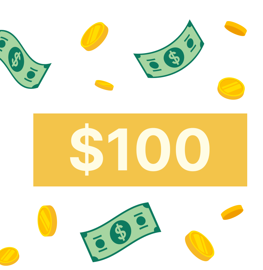 $100-$1000