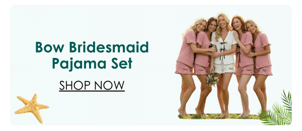Bow Bridesmaid Pajama Set