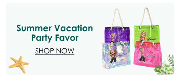 Summer Vacation Party Favor