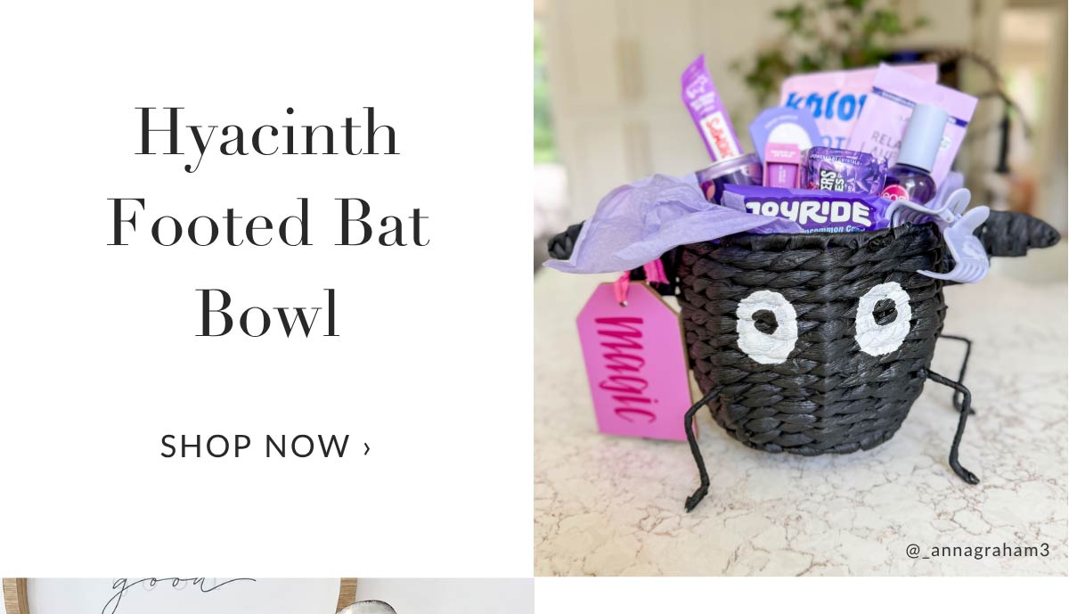 Hyacinth Footed Bat Bowl