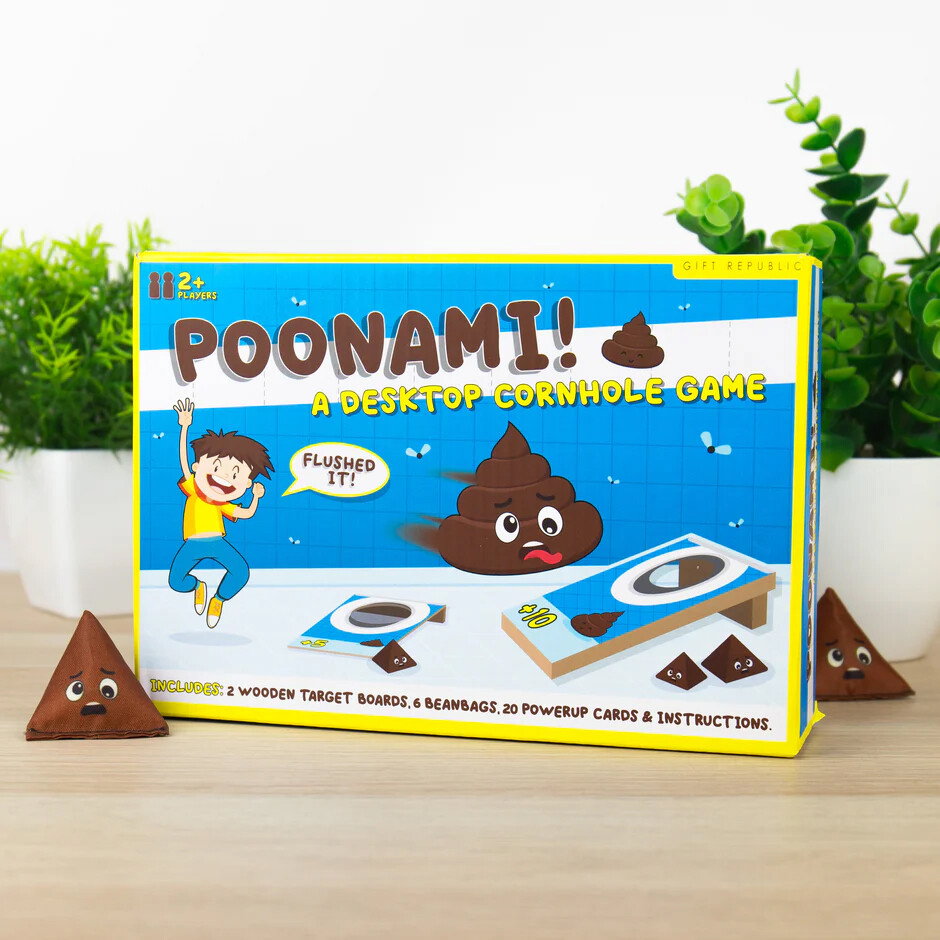 Image of Poonami Desktop Cornhole Game