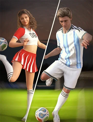 KuJ Soccer Poses for Genesis 9