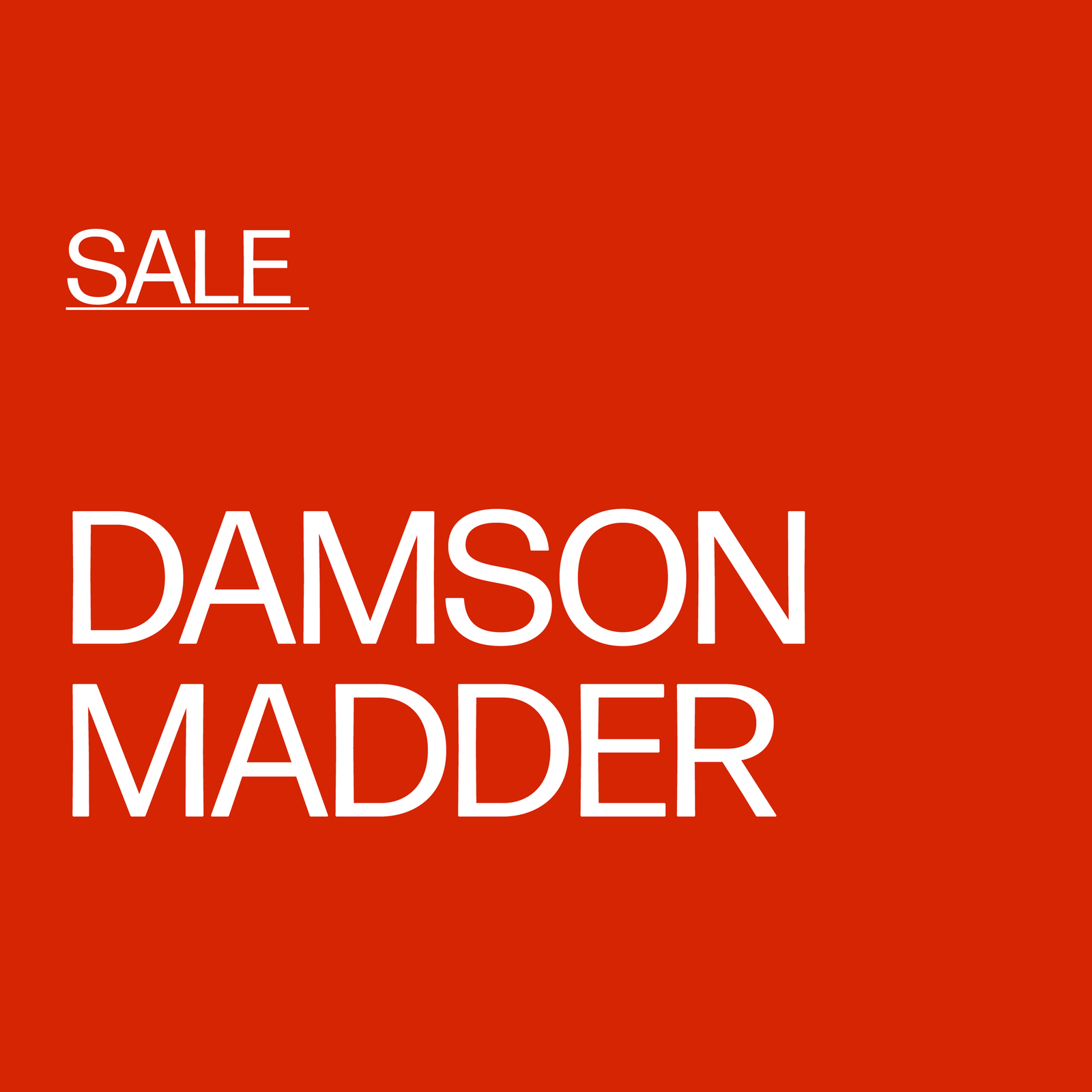 Sale Damson Madder