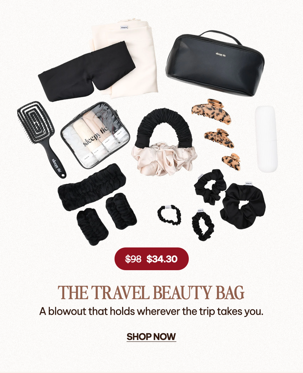 the travel beauty bag | shop now