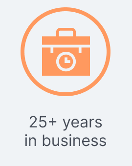 25+ Years in Business