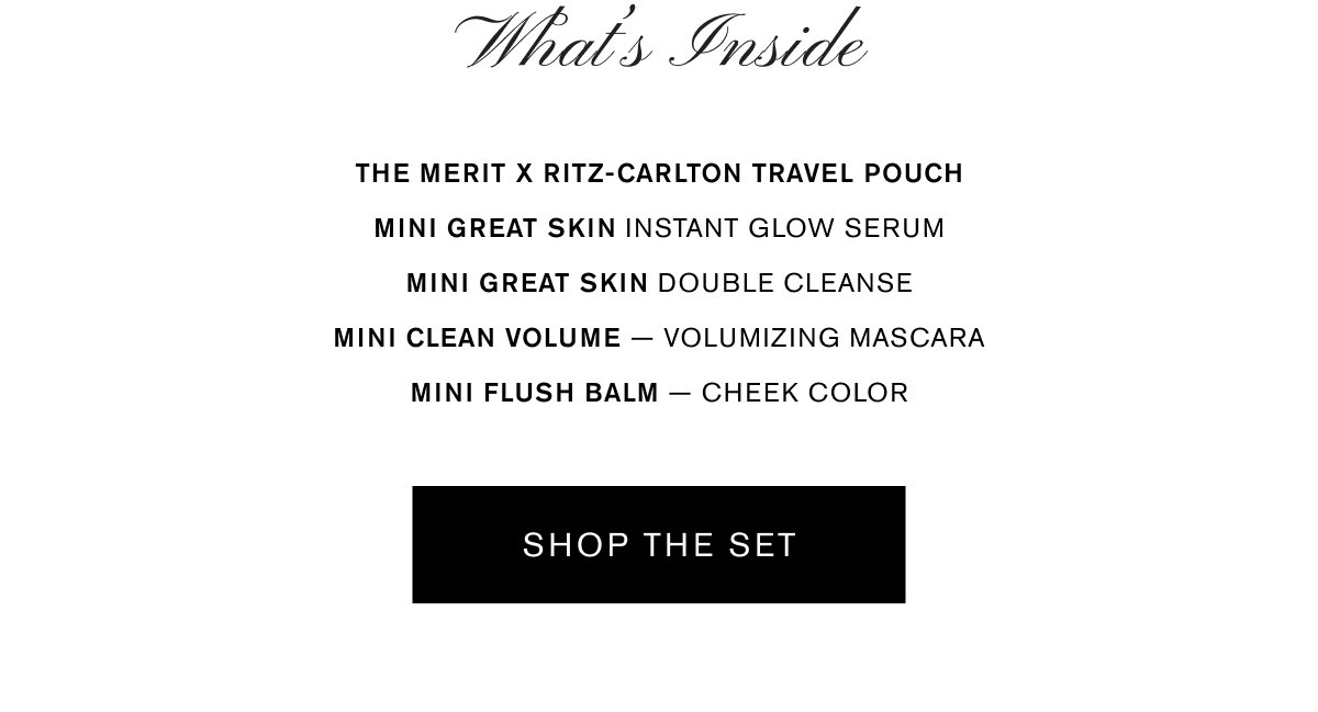 The Getaway Set
