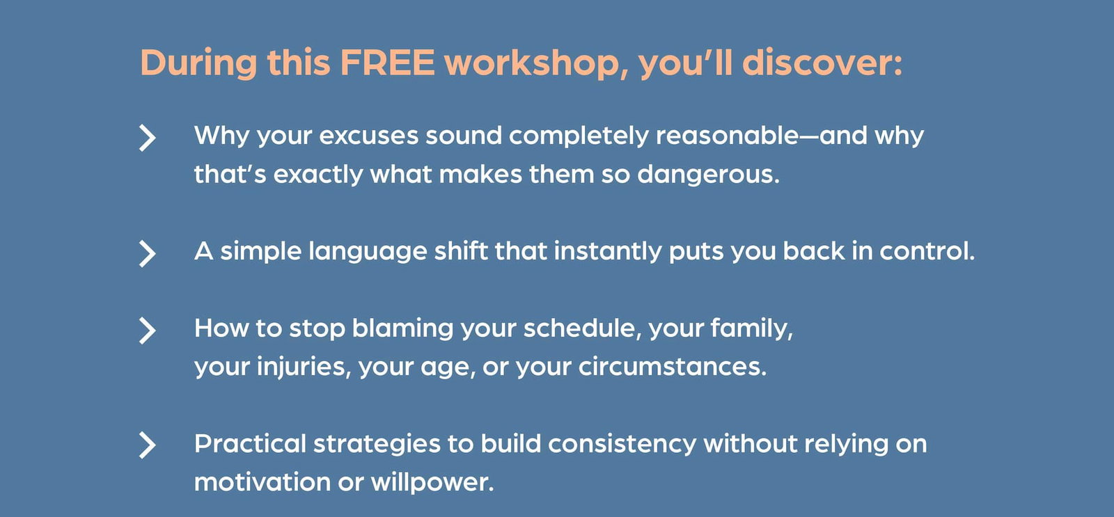 Free Live Mindset Workshop