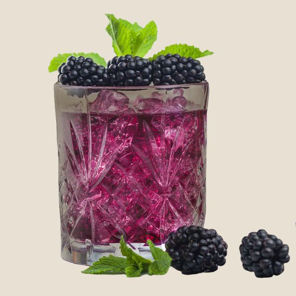 Leckerer Geschmack nach Brombeeren