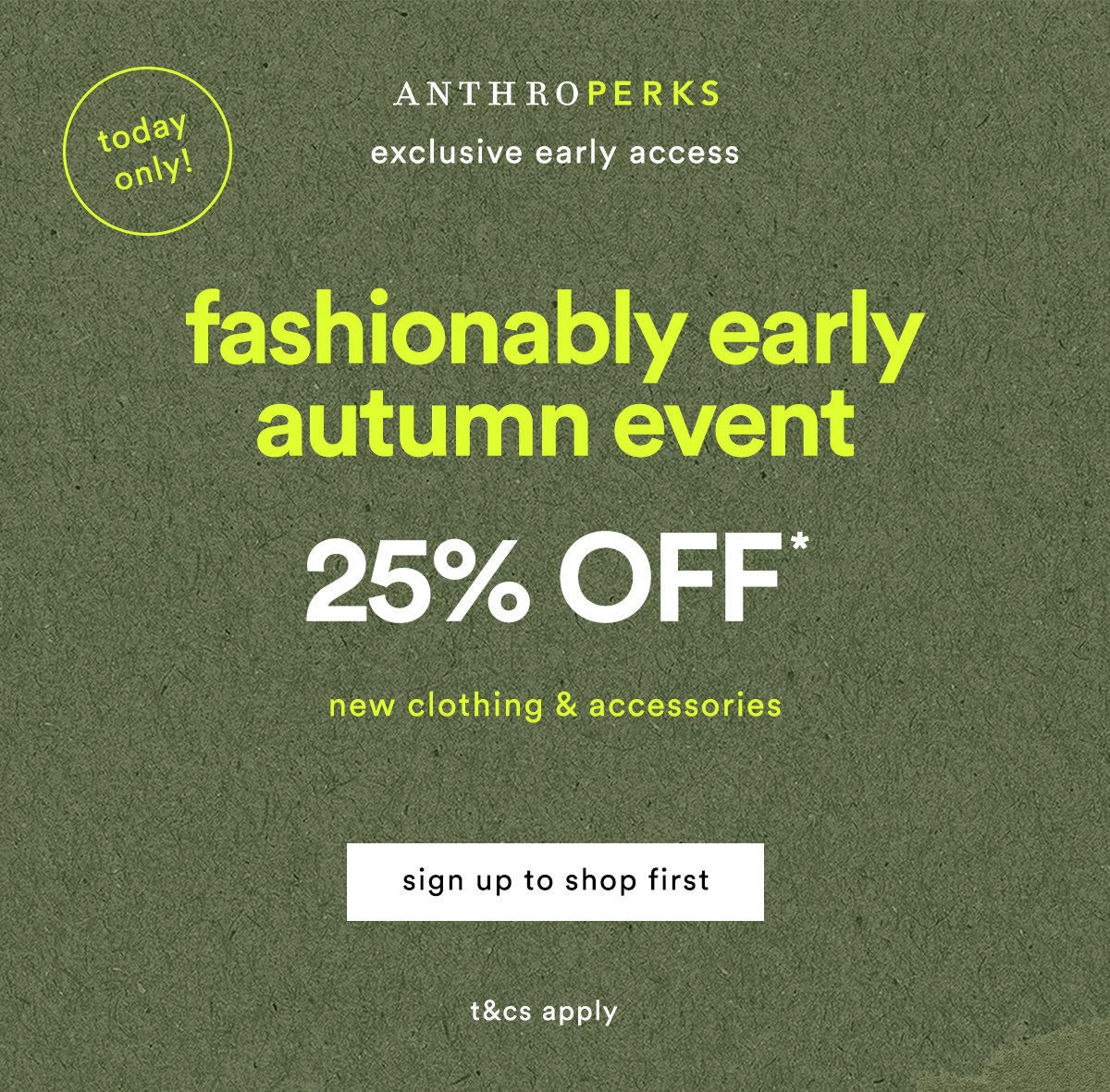 25% OFF*