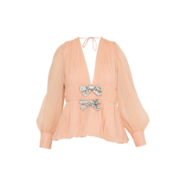 Anais Bow Blouse