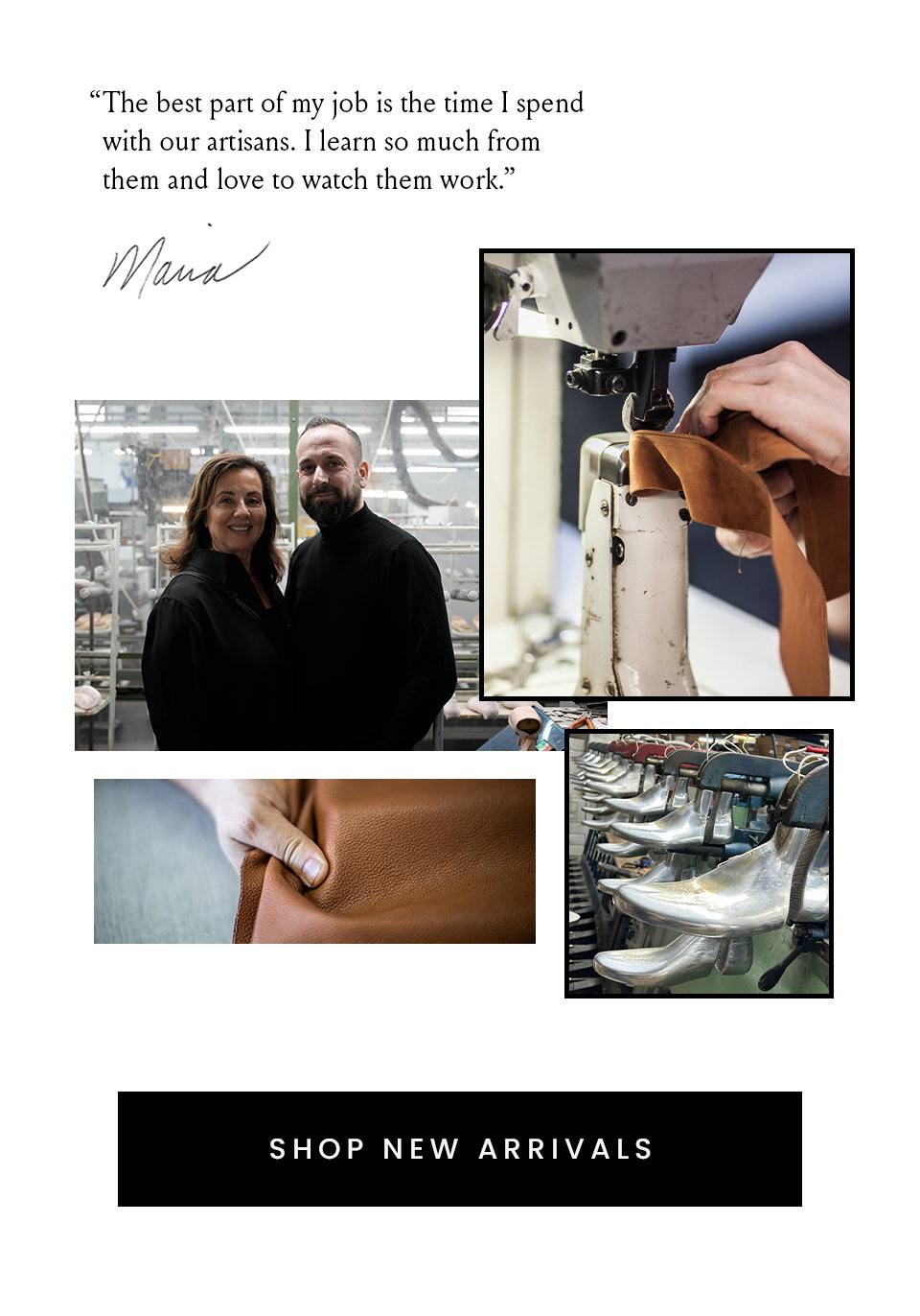 “The best part of my job is the time I spend with our artisans. I learn so much from them and love to watch them work.” < Shop New Arrivals > 