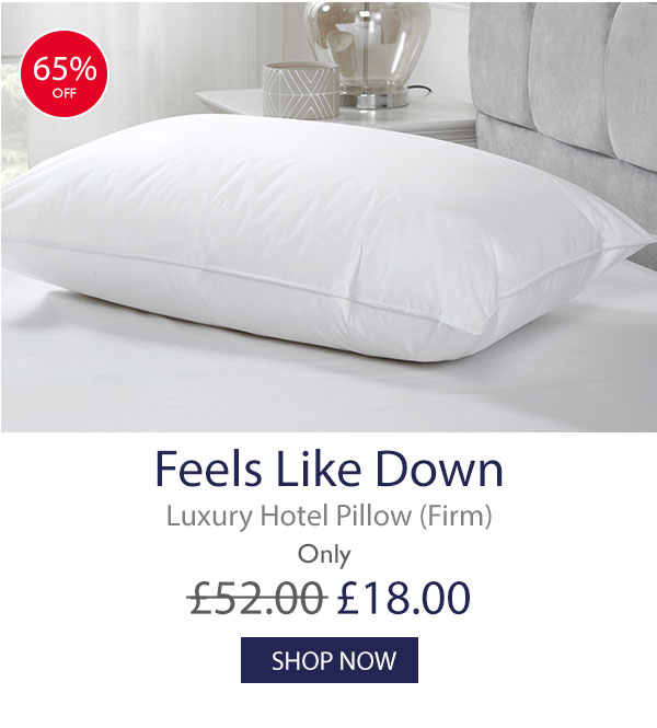 Luxury Feels Like Down Hotel Pillow (Firm)
