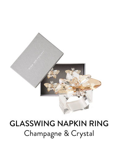 Glasswing Napkin Ring