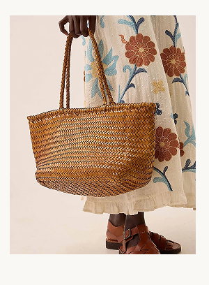 Ellyla Amora Woven Leather Tote Bag