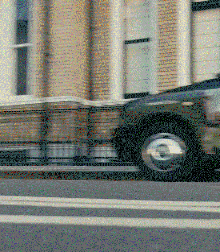 A Cowshed-branded London black cab spotted on a London street