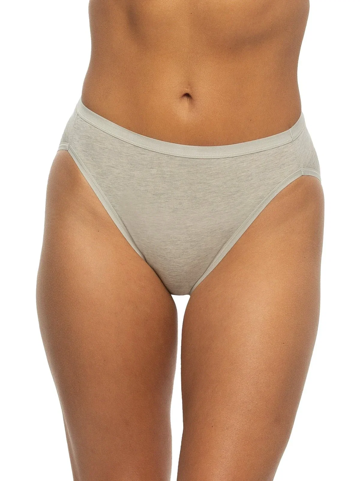 Image of Organic Cotton Stretch Hi-Cut Panty