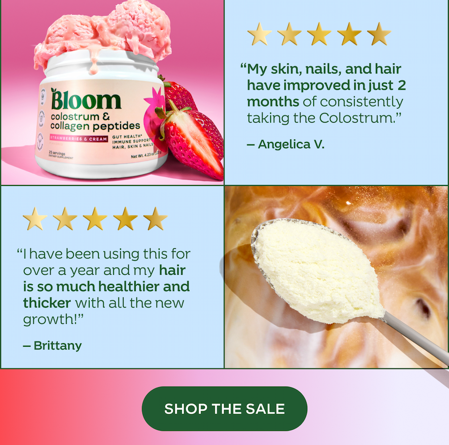 25% off Greens and Colostrum Sale - limited time offer!