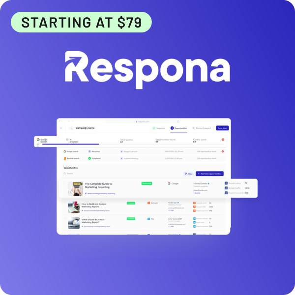 Shop Respona (Starting at $79)