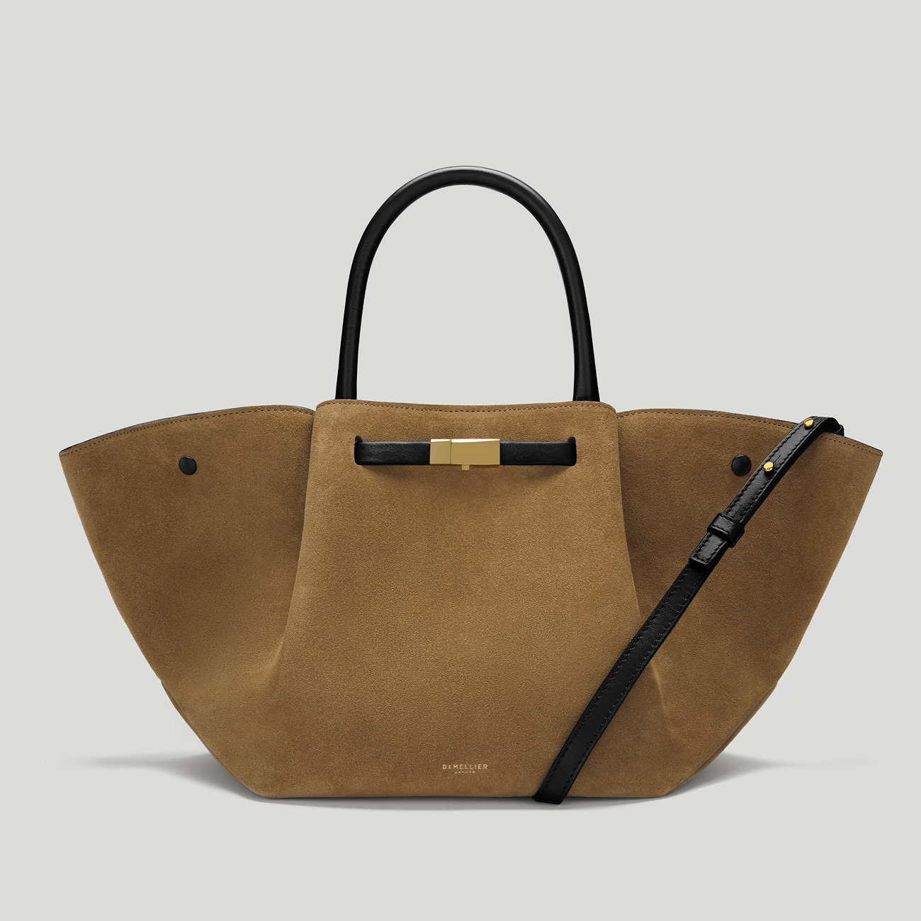 midi new york tobacco suede