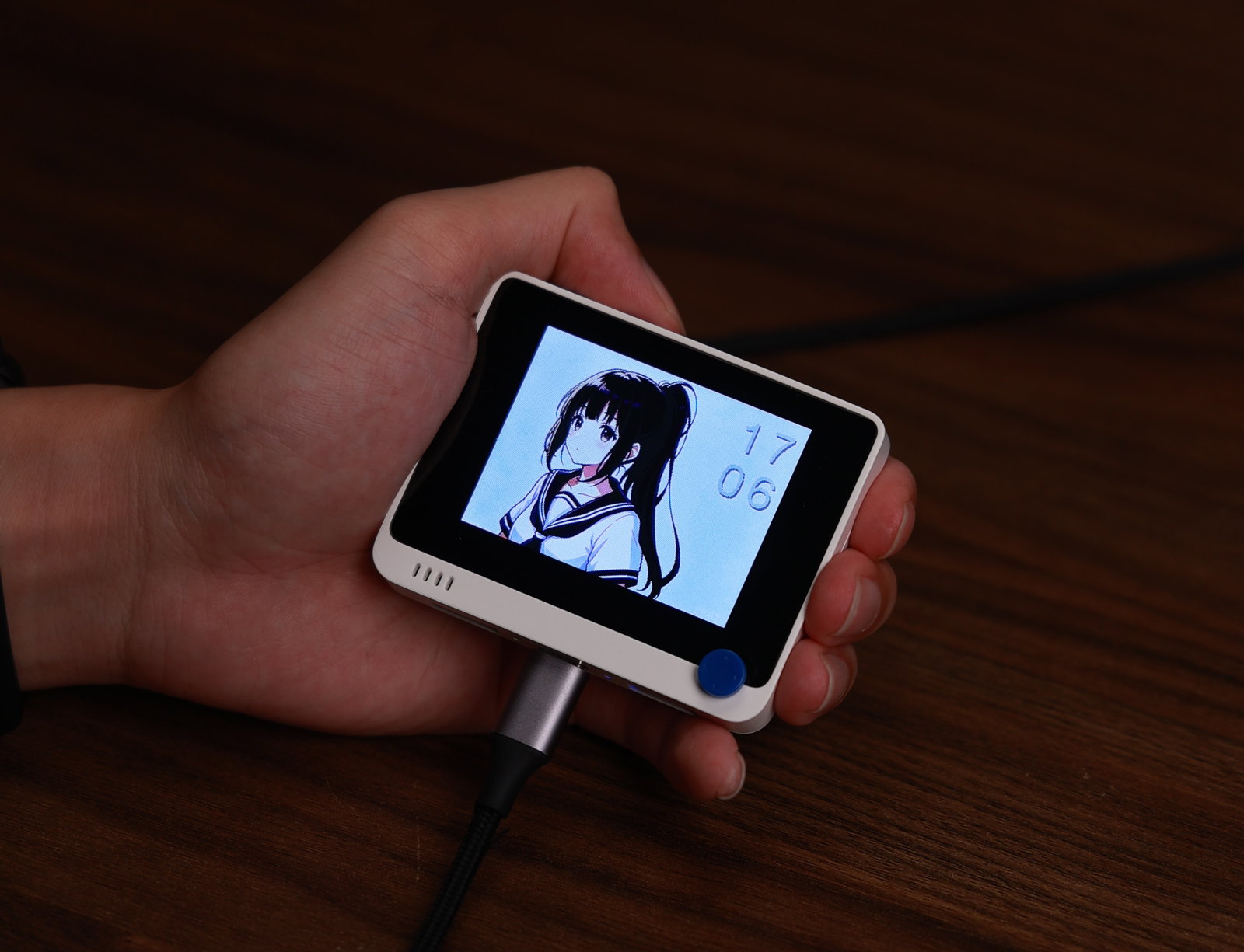 Anime desktop clock