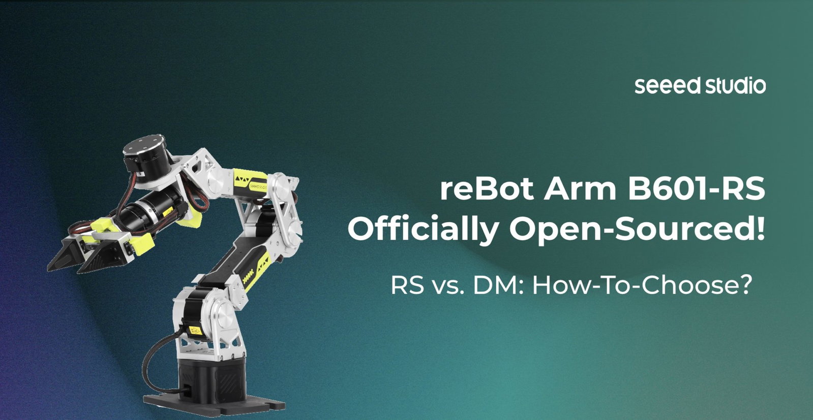 reBot Arm B601-RS Open Source Robot Arm