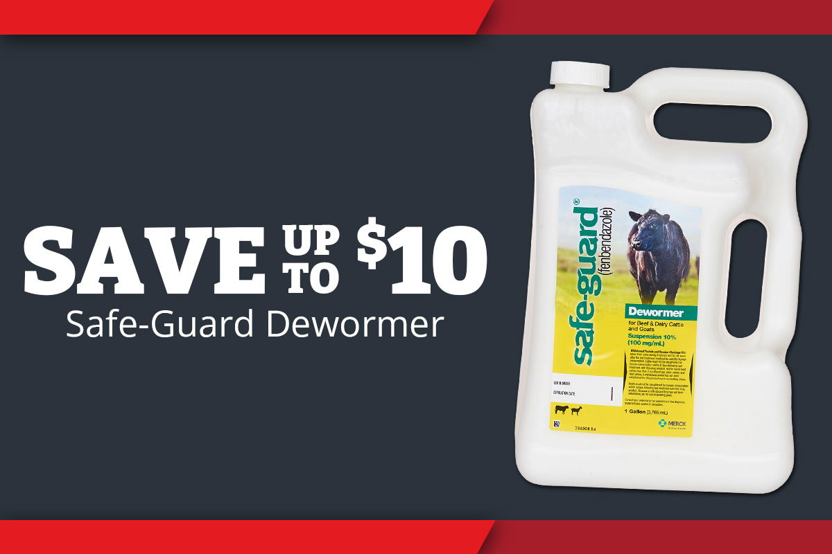 Save up to $10 on Safe-Guard Dewormer