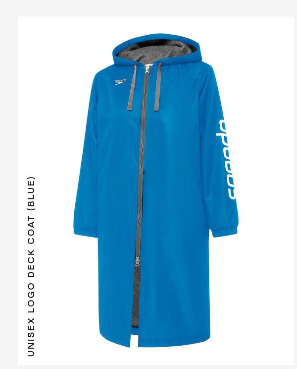 Unisex Logo Deck Coat (Blue)