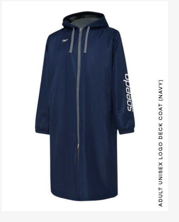 Adult Unisex Logo Deck Coat (Navy)