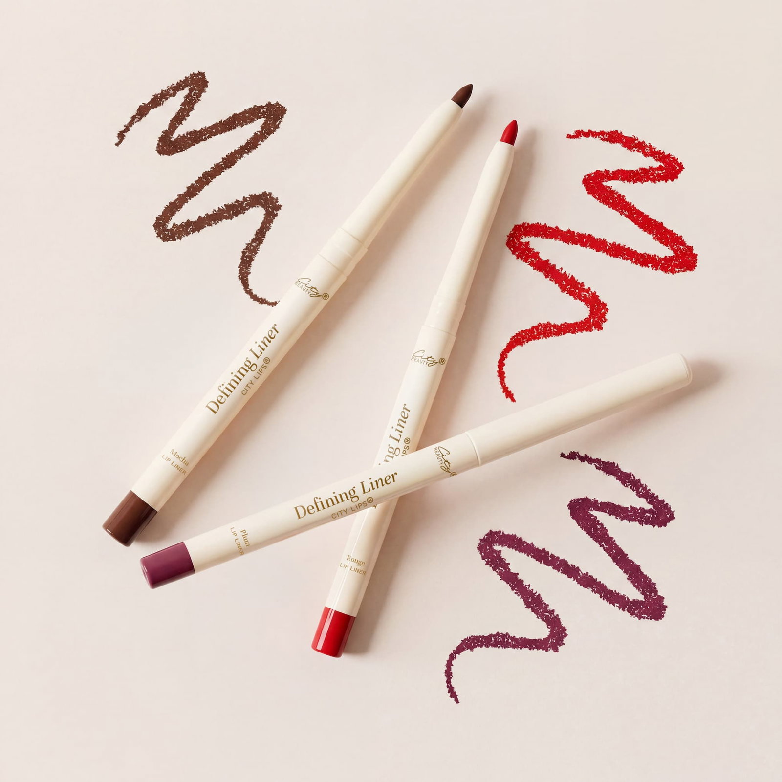 Meet the newest City Lips® Defining Liner, Mocha, Plum & Rouge! 💋 Shop the ones you'd love to try. 