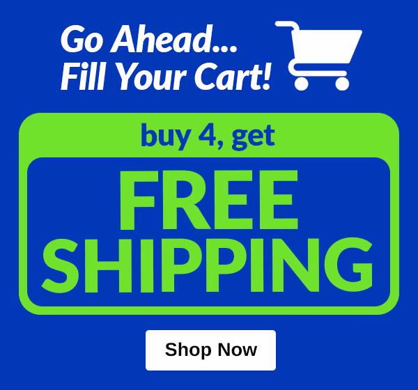 Buy 4, get Free Shipping