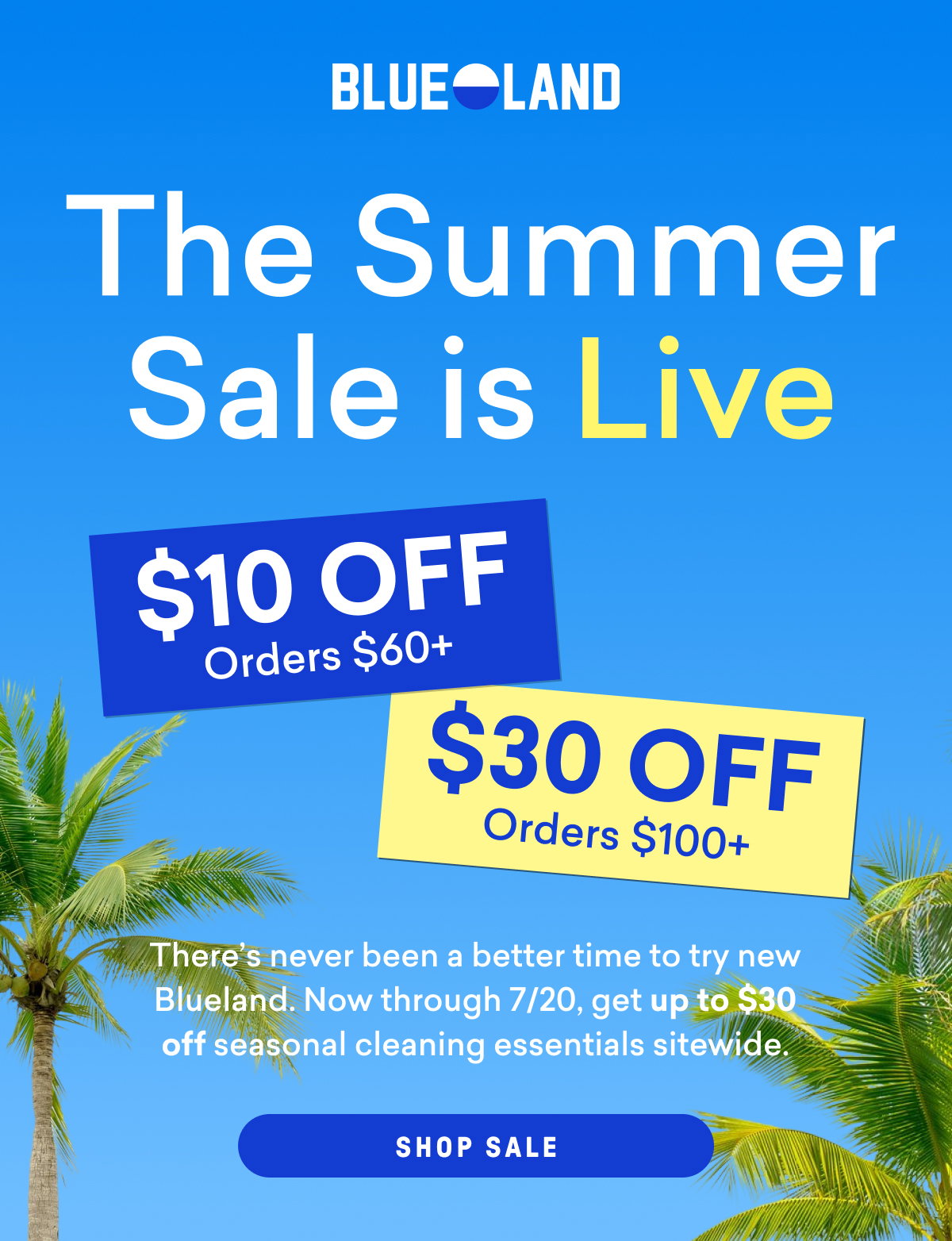 The Summer Sale is live! Save up to $30 for a limited time.