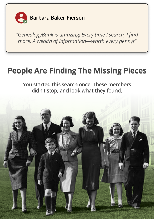You started this search once. These members didn't stop, and look what they found.