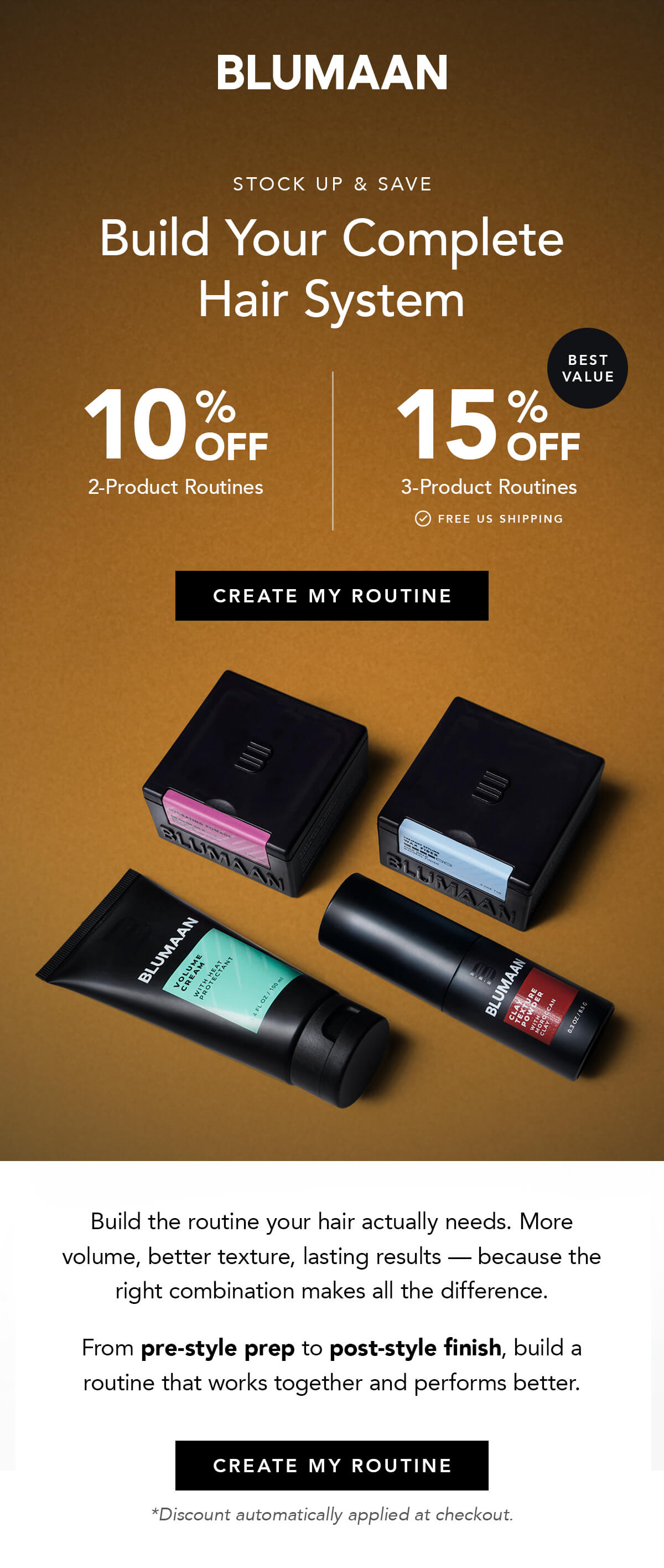 Build Your Complete Hair System & Save