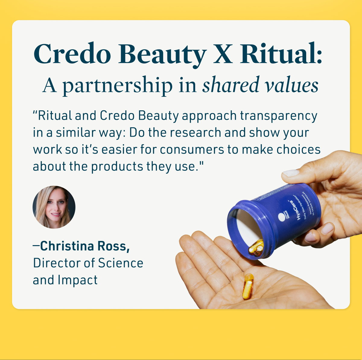 Credo Beauty x Ritual