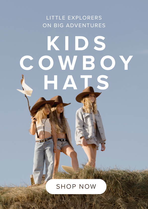 Little Buck Brown Cowboy Hat 