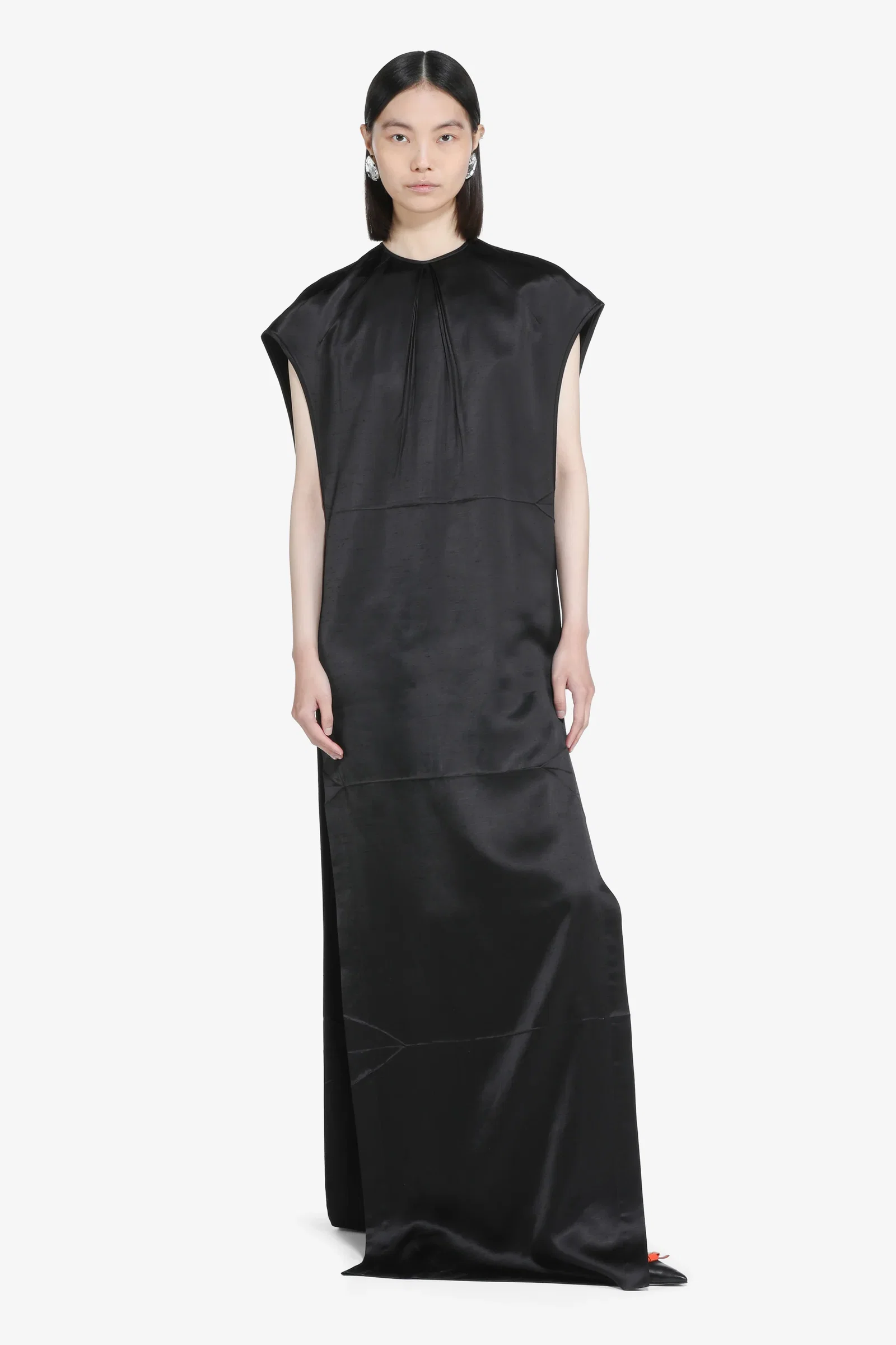 Image of Shantung tunic dress