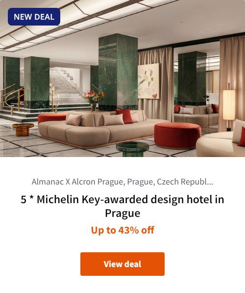 5 * Michelin Key-awarded design hotel in Prague