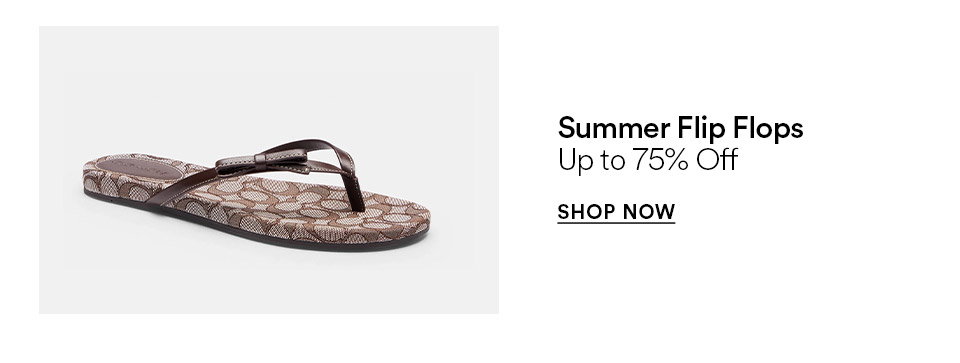 Summer flip flops - Up to 75% off - SHOP NOW >