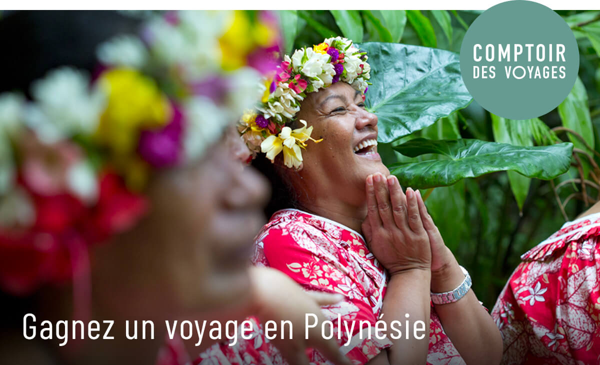 Gagnez un voyage en Polynésie