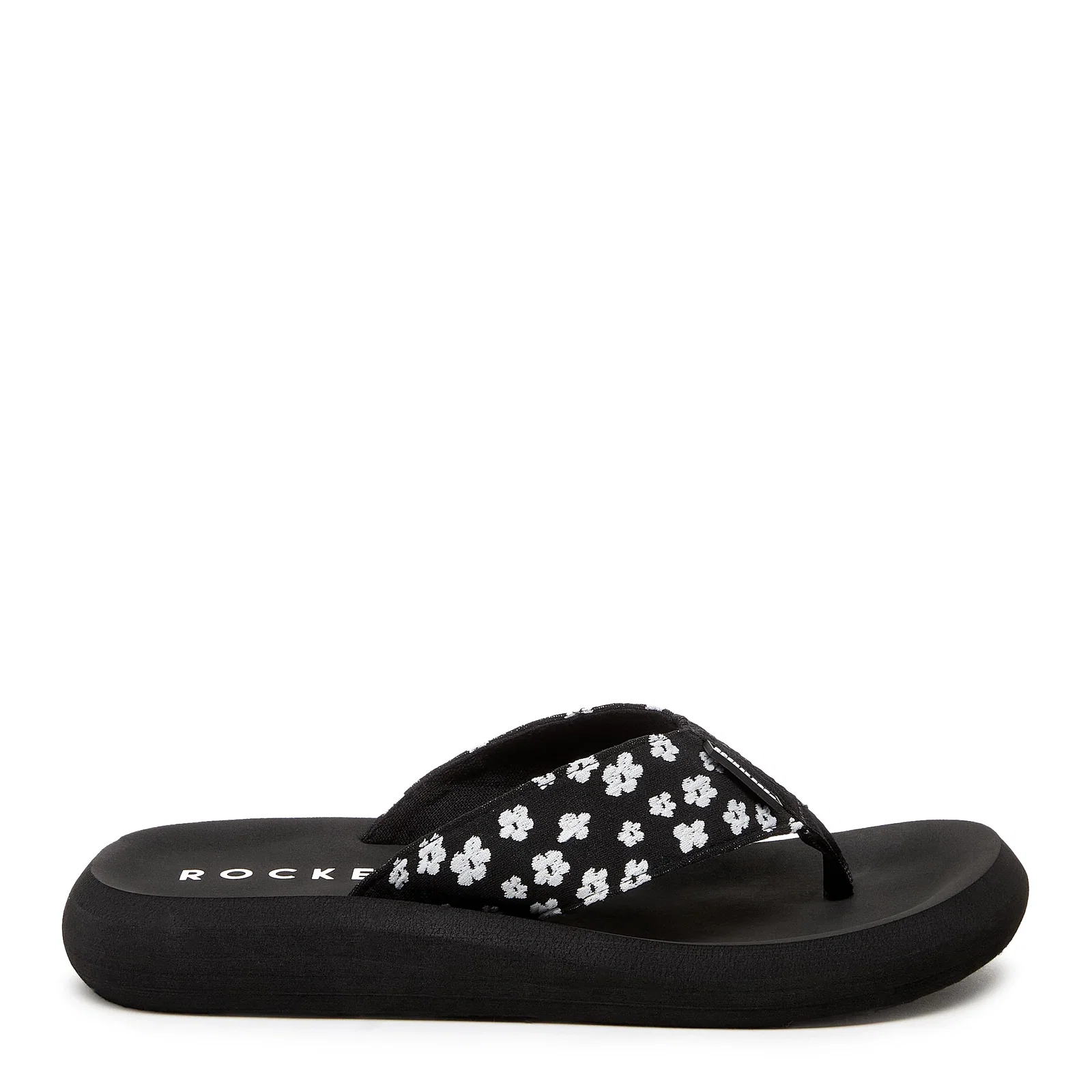 Image of Spotlight Black Pixie Floral Flip Flop
