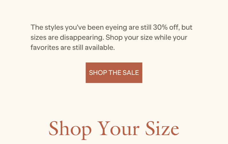 Shop your size