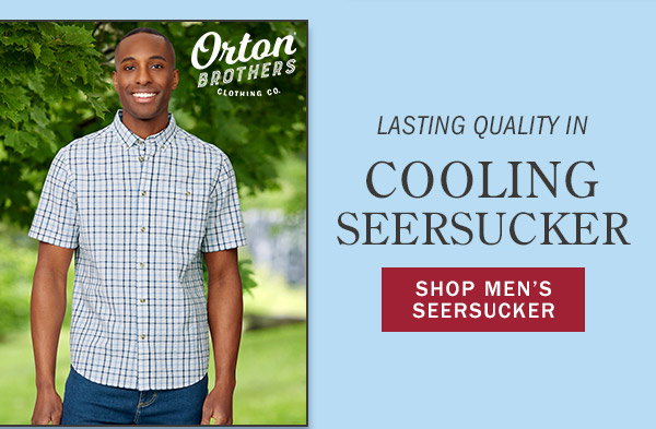 Lasting Quality in Cooling Seersucker. Shop Men's Seersucker. Orton Brothers Short-Sleeve Seersucker Plaid Shirt