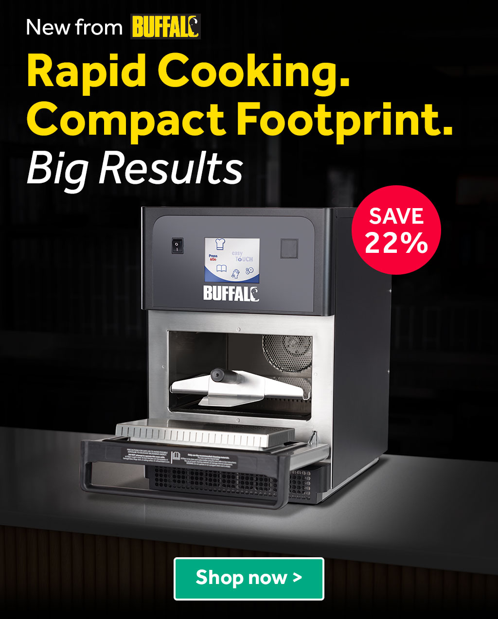 Rapid Cooking. Compact Footprint. Big Results.