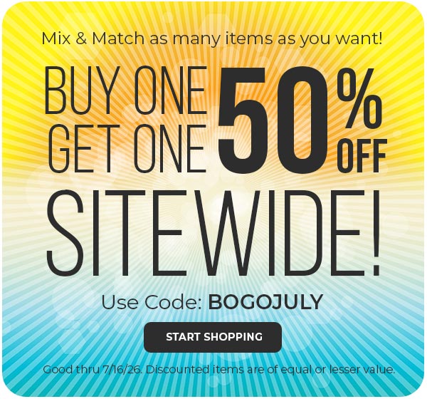 BOGO 50% OFF