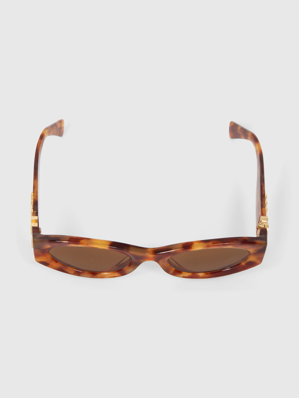 Image of Havana Tortoiseshell Oval Sunglasses