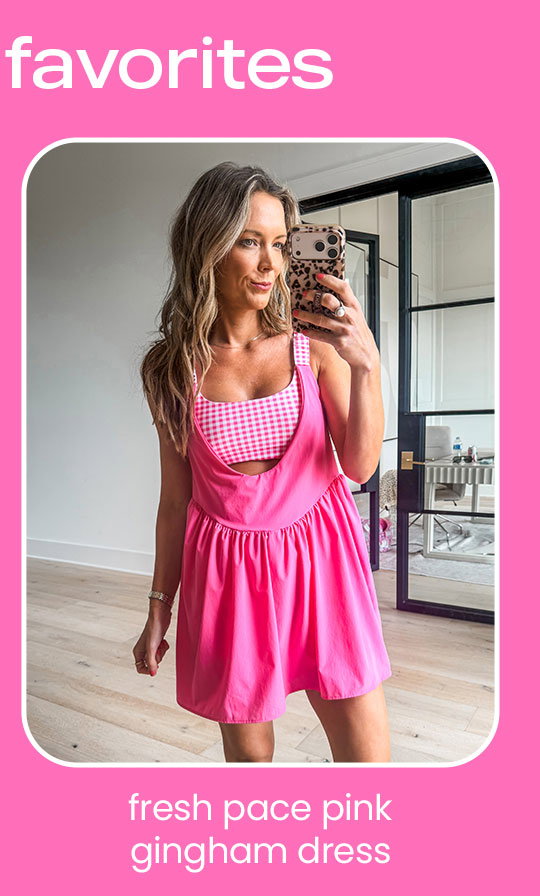 fresh pace gingham dress
