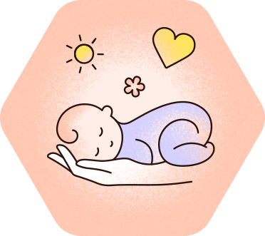 Symbol für Baby- und Kindergesundheit.