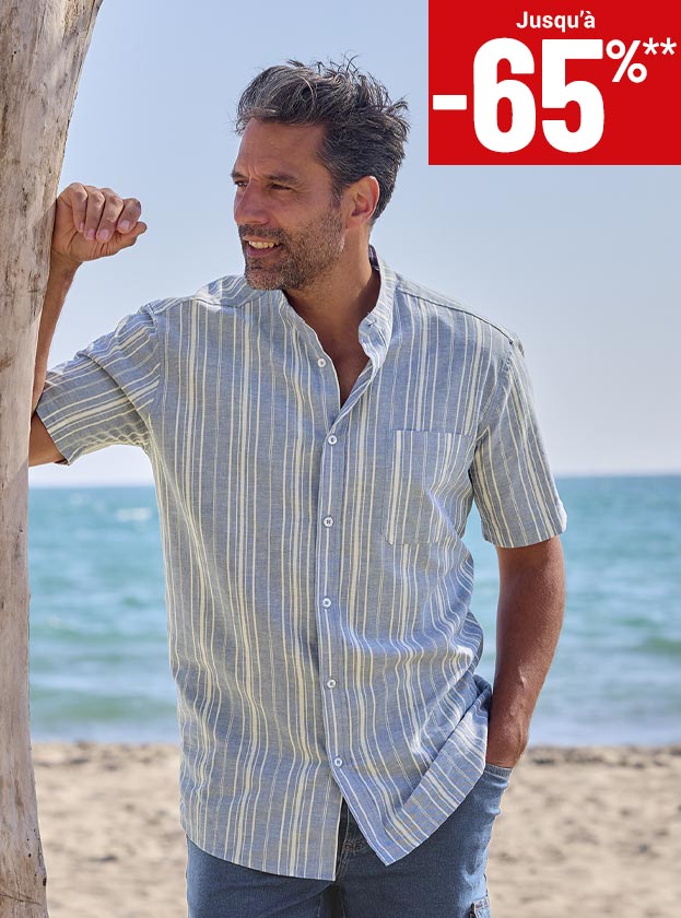Jusqu'à moins 65 pour cent**